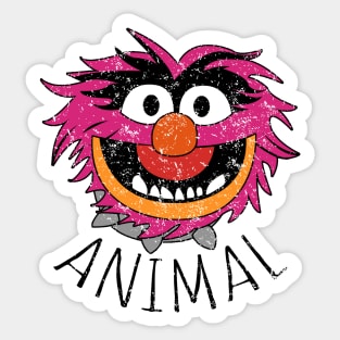 Animal Muppets Retro Vintage Sticker